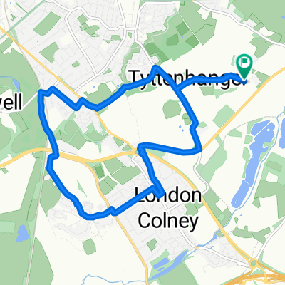 Crescent Gardens, St Albans to Crescent Gardens, St Albans