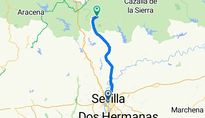 Sevilla - Almaden 70km
