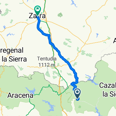 Almaden - Zafra 90km