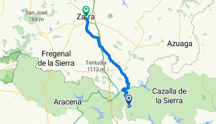 Almaden - Zafra 90km