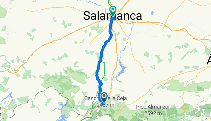 8VP Candelario - Salamanca 85km