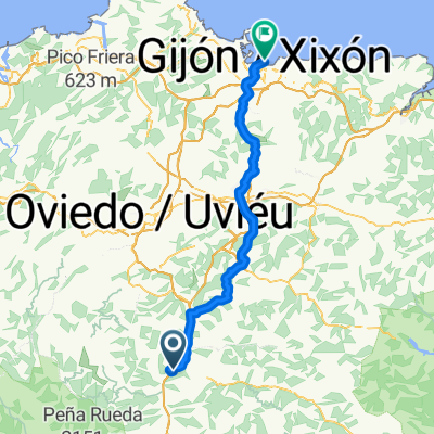 Lena - Gijón 62km