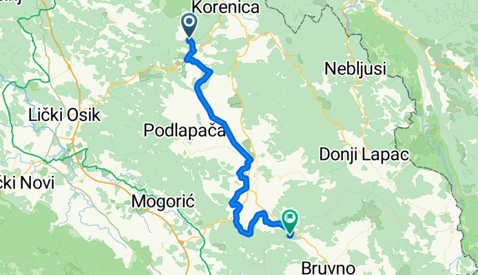 Jezerce - Gračac