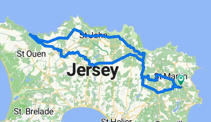 La Rue des Alleurs, St Martin to La Rue des Alleurs, St Martin