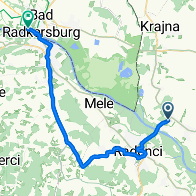 Regionalna Cesta 235, Tišina nach Thermenstraße, Bad Radkersburg