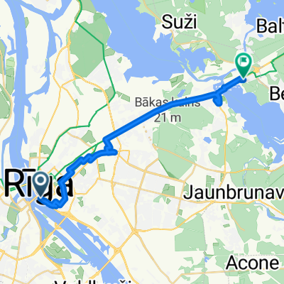 Route to Latvian Ethnographic Open Air Museum