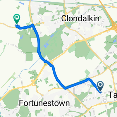 Route from Tallaght cross west
