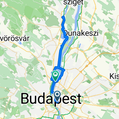 Károly körút, Budapest to Zielinski Szilárd sétány, Budapest