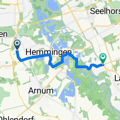 Papendieksfeld, Hemmingen nach Hildesheimer Straße, Laatzen
