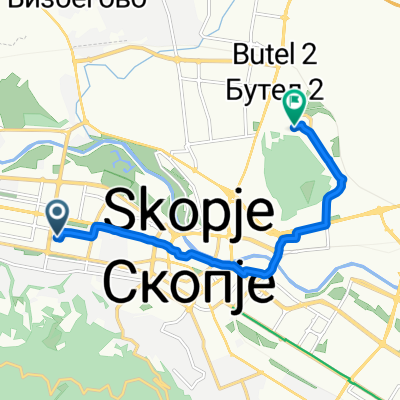 Karposh, Skopje to Zenička, Skopje