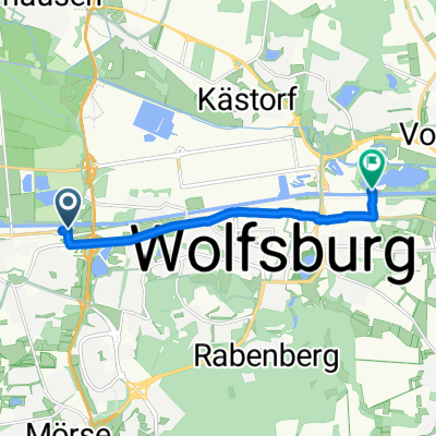 Tappenbecker Landstraße nach In den Allerwiesen