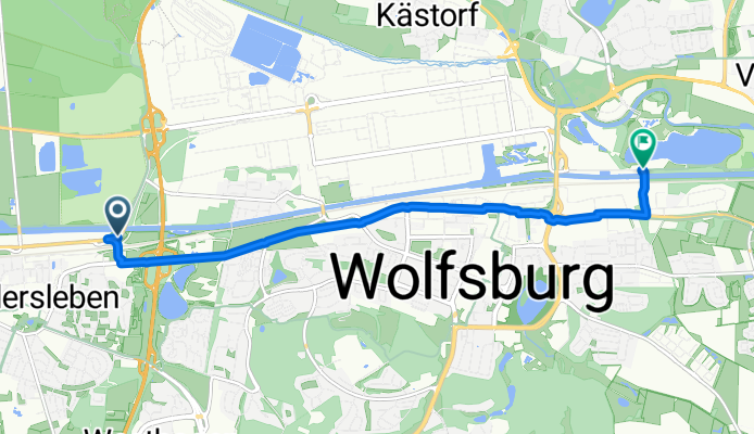 Tappenbecker Landstraße nach In den Allerwiesen