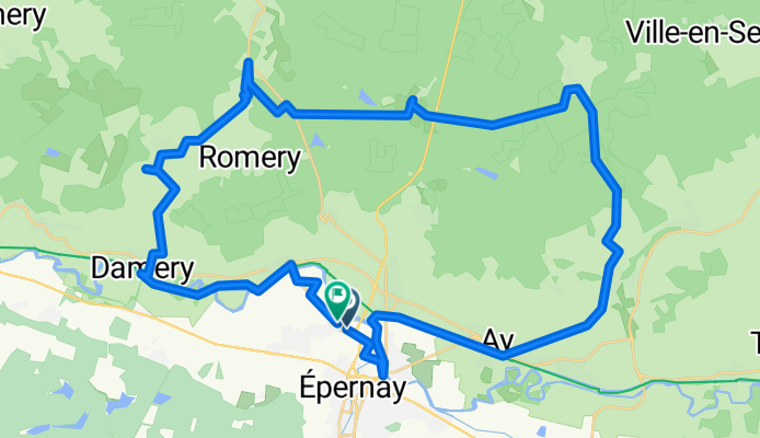 Épernay à Allée de Cumières, Épernay