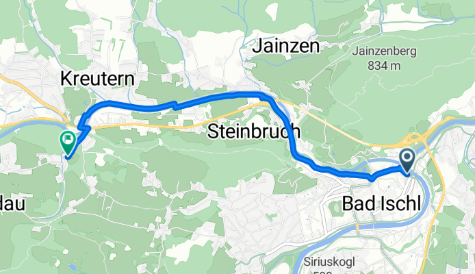 Bad Ischl trainstation, Ischl, Lindaustraße 20.