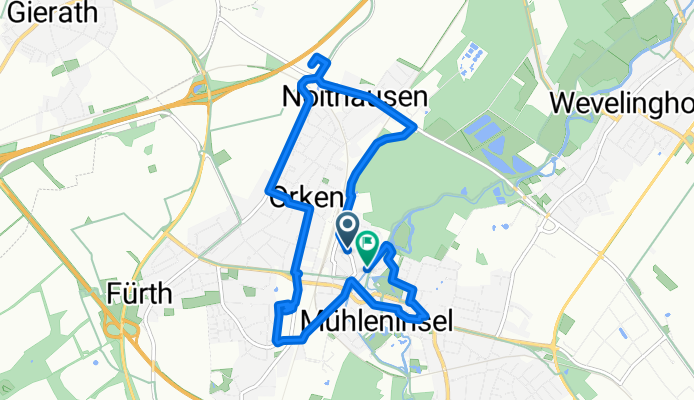 Gerberstraße, Grevenbroich nach Gerberstraße, Grevenbroich