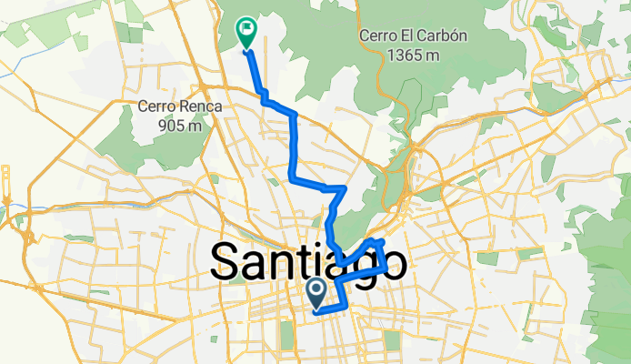 Copiapó, Santiago a Avenida El Guanaco Norte, Huechuraba