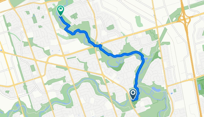 W Humber Tr, Toronto to W Humber River Trail, Toronto