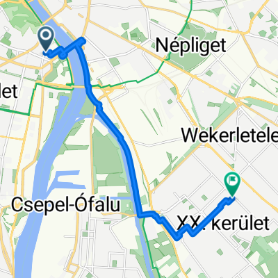 Kende utca, Budapest to Zalán utca, Budapest