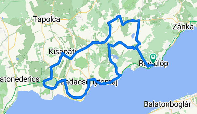 Révfülöp - Füredi út