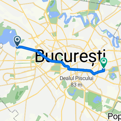 Aleea Lacul Morii, București to Strada Fildeșului, București