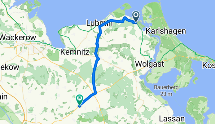 D 10 30km Freest-Züssow