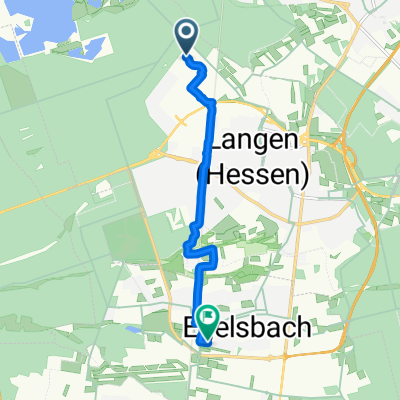 Am DFS-Campus, Langen to Thüringer Straße, Egelsbach