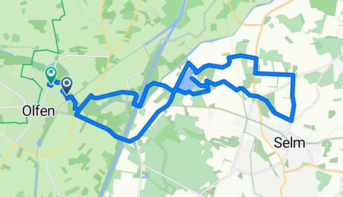 Route in Olfen