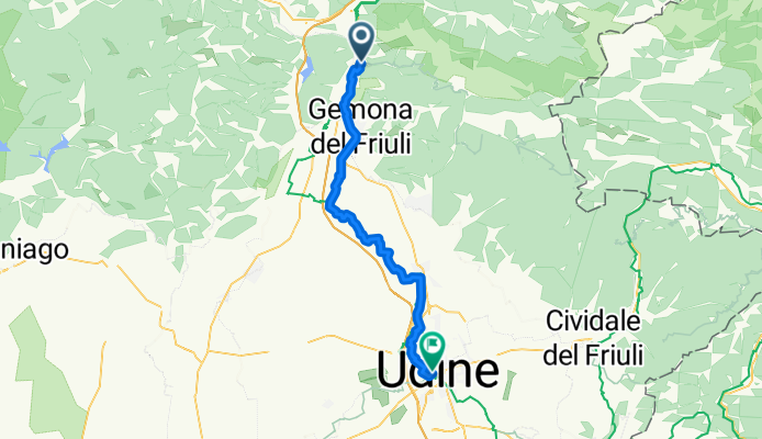 From Venzone to Udine