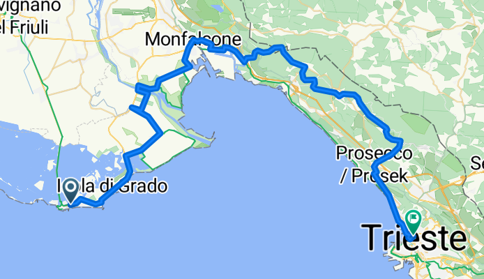 From Grado to Trieste