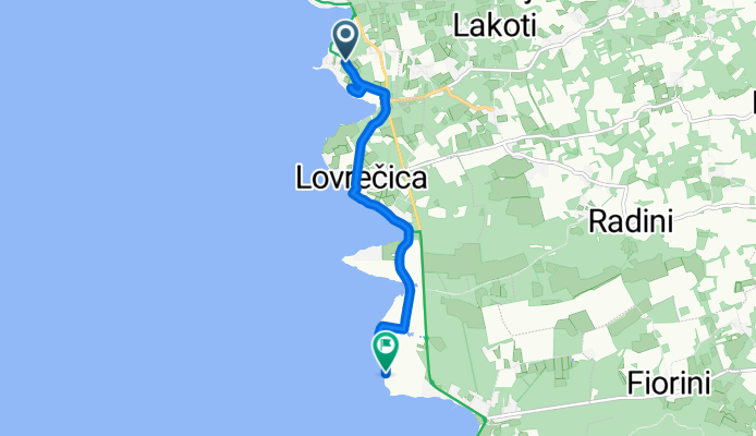 Križine nach 9G7W+65