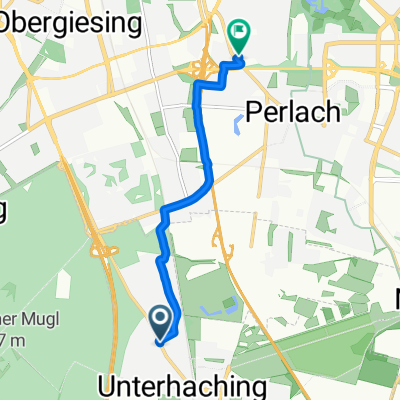 Münchner Straße, Unterhaching nach Adam-Berg-Straße, München