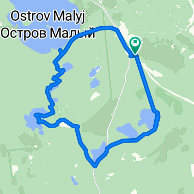 Семь озер от ст.Яппиля