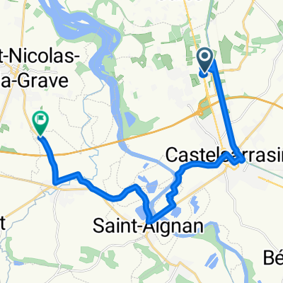 Chemin de l'Artel, Castelsarrasin naar Route de St-Nicolas, Castelmayran