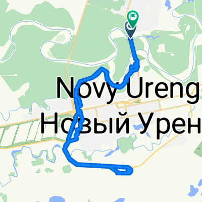 улица Центральная магистраль, Новый Уренгой до Микрорайон Дружба, Новый Уренгой