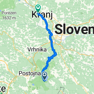 Stari trg to Besnica, Kranj gravel