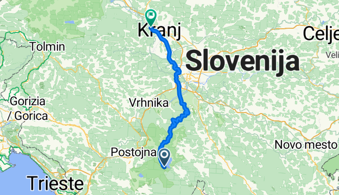 Stari trg to Besnica, Kranj gravel