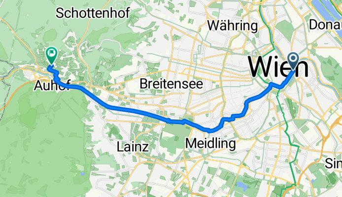 Opernring, Wien nach Glossystraße, Wien