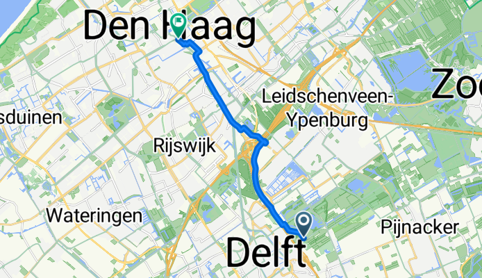 Korftlaan to Spui