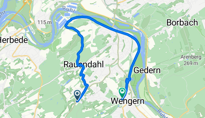 Bommerholzer Straße, Witten nach Kirchstraße, Wetter (Ruhr)