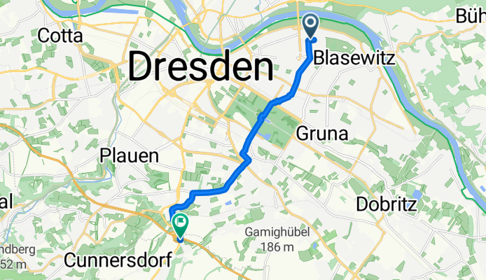 Fetscherstraße nach Nöthnitzer Hang