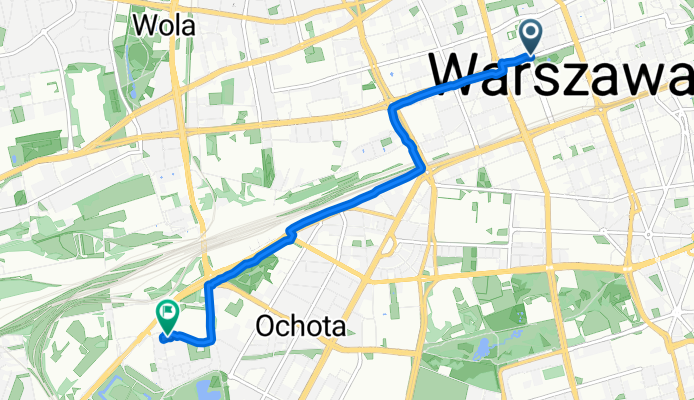 Świętokrzyska, Warsaw to Kurhan, Warsaw