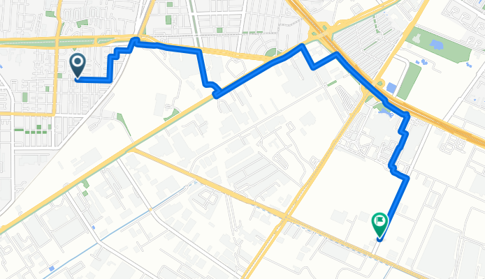 Ruta a Avenida Lo Espejo