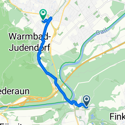 Warmbaderstraße, Finkenstein am Faaker See nach Warmbader Allee, Villach