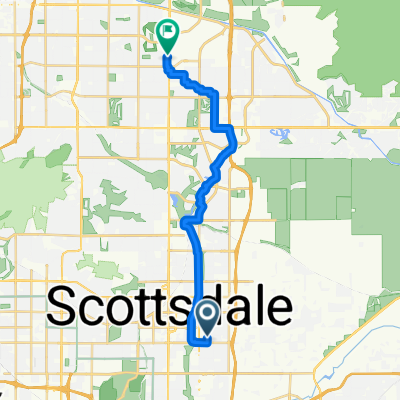 N 82nd St, Scottsdale to N Scottsdale Rd, Phoenix