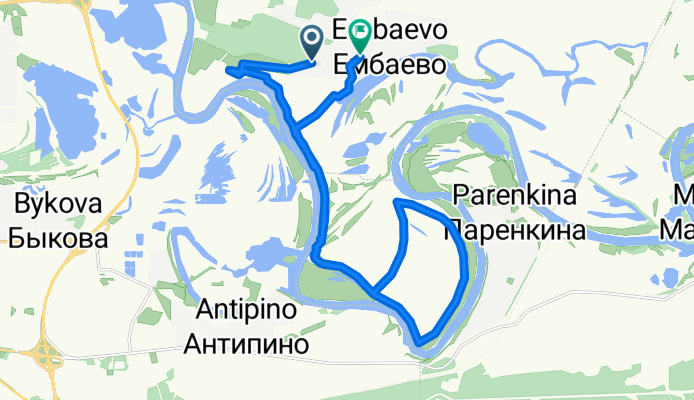 От Лесная улица до Советская улица