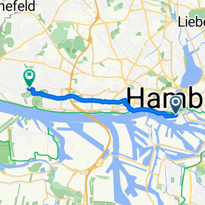 Am Sandtorkai, Hamburg nach Karl-Jacob-Straße, Hamburg