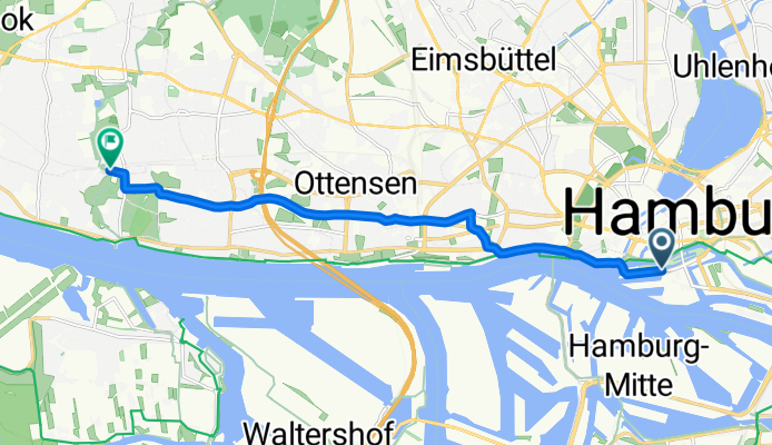 Am Sandtorkai, Hamburg nach Karl-Jacob-Straße, Hamburg