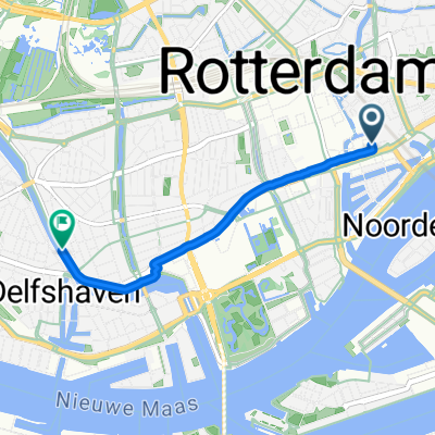 Grotemarkt, Rotterdam naar Samuel Mullerplein, Rotterdam