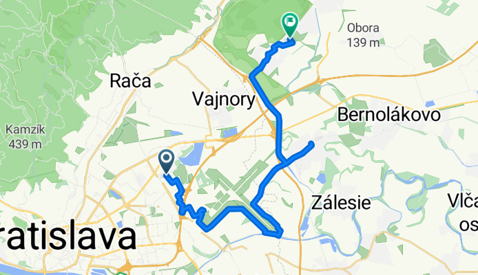 Ružinov, Bratislava II až Hornodvorská, Chorvátsky Grob