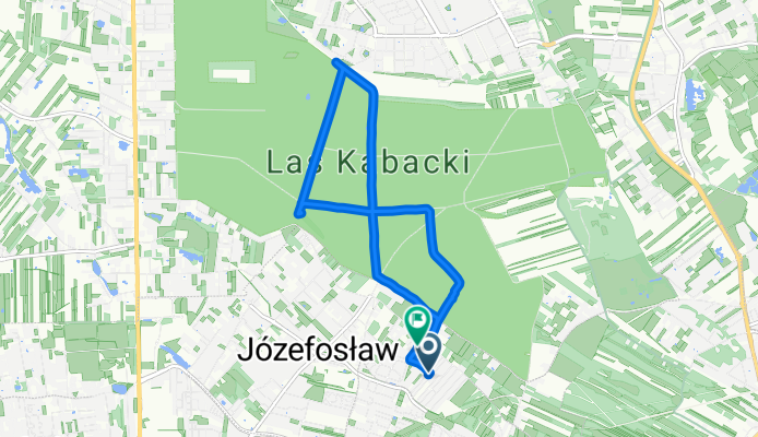 Rekreacyjna, Józefosław to Rekreacyjna, Józefosław